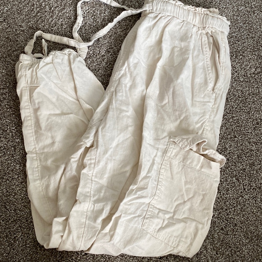 Boho white pants